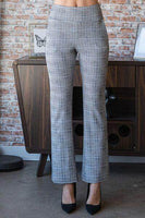 Heimish Full Size Plaid Flare Pants With Wide Waist Band Plus Size