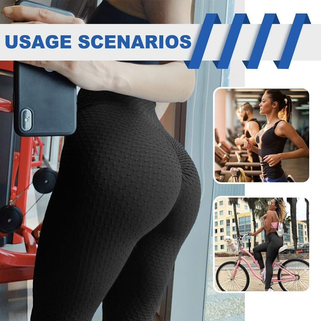 Women Leggings Anti-Cellulite High Waist Push up Yoga Pants Tiktok Butt Lift