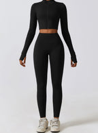 3-Piece Seamless Workout Set - Sculpting Lift and Support
