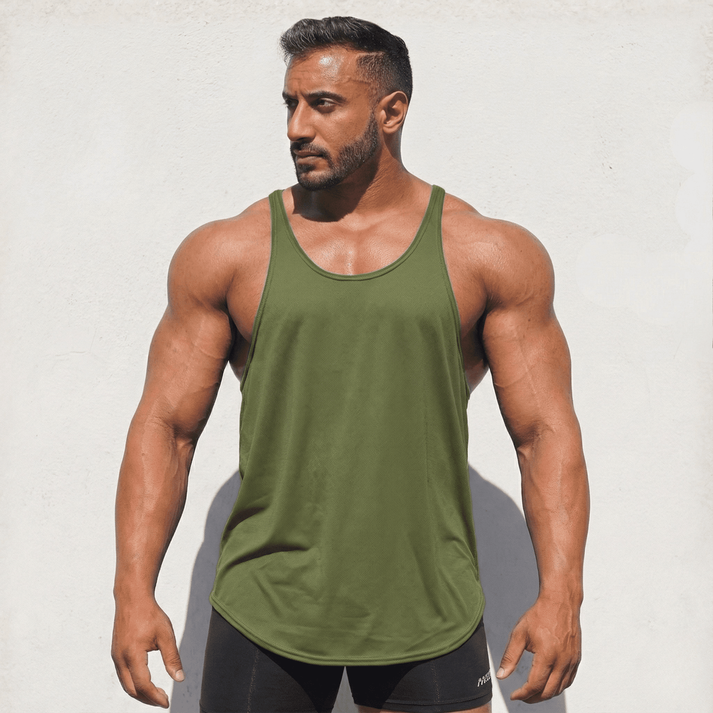 Stringer Tank Top - Ultimate Range of Motion for Lifting