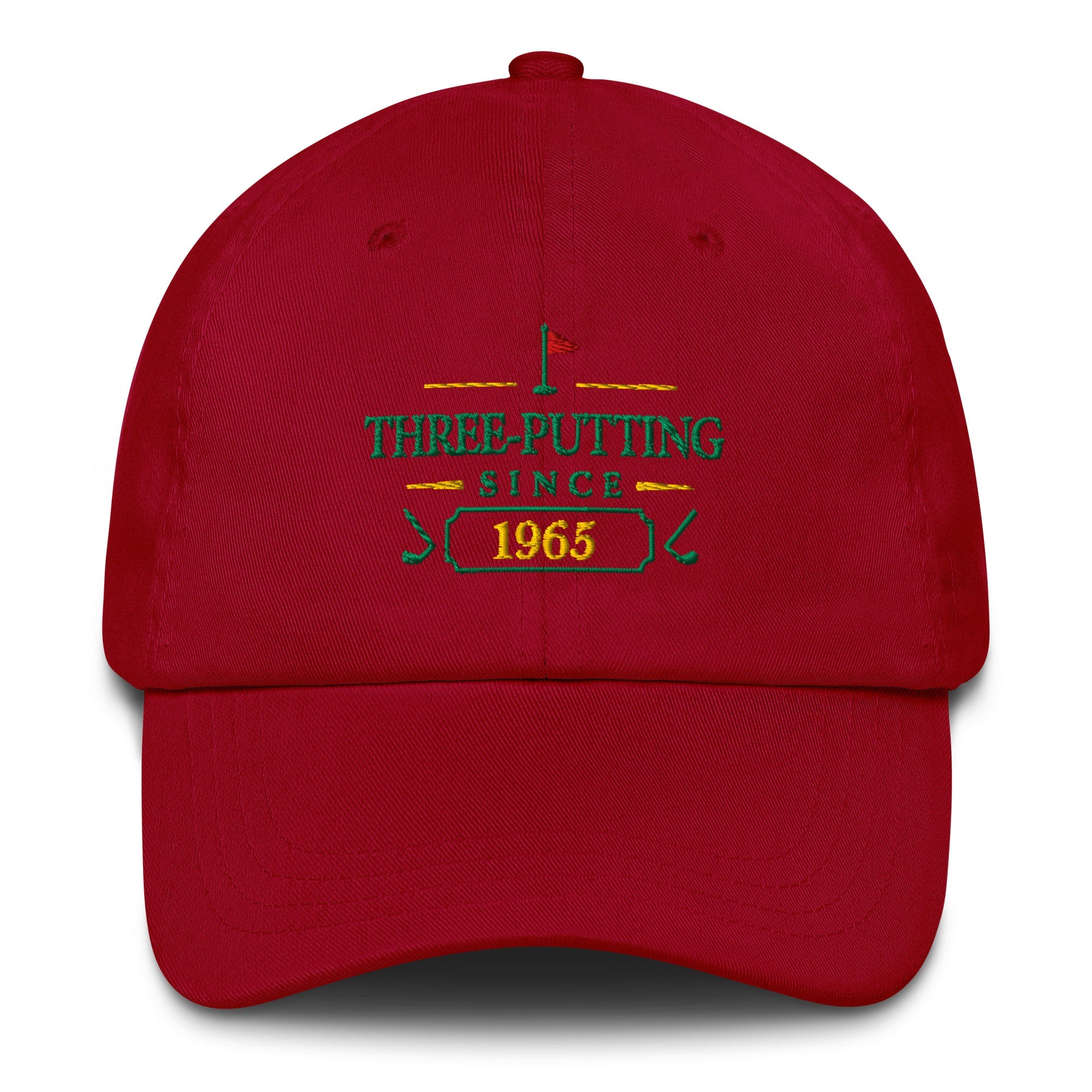 Three-Putting Since "Year" - Custom Dad hat