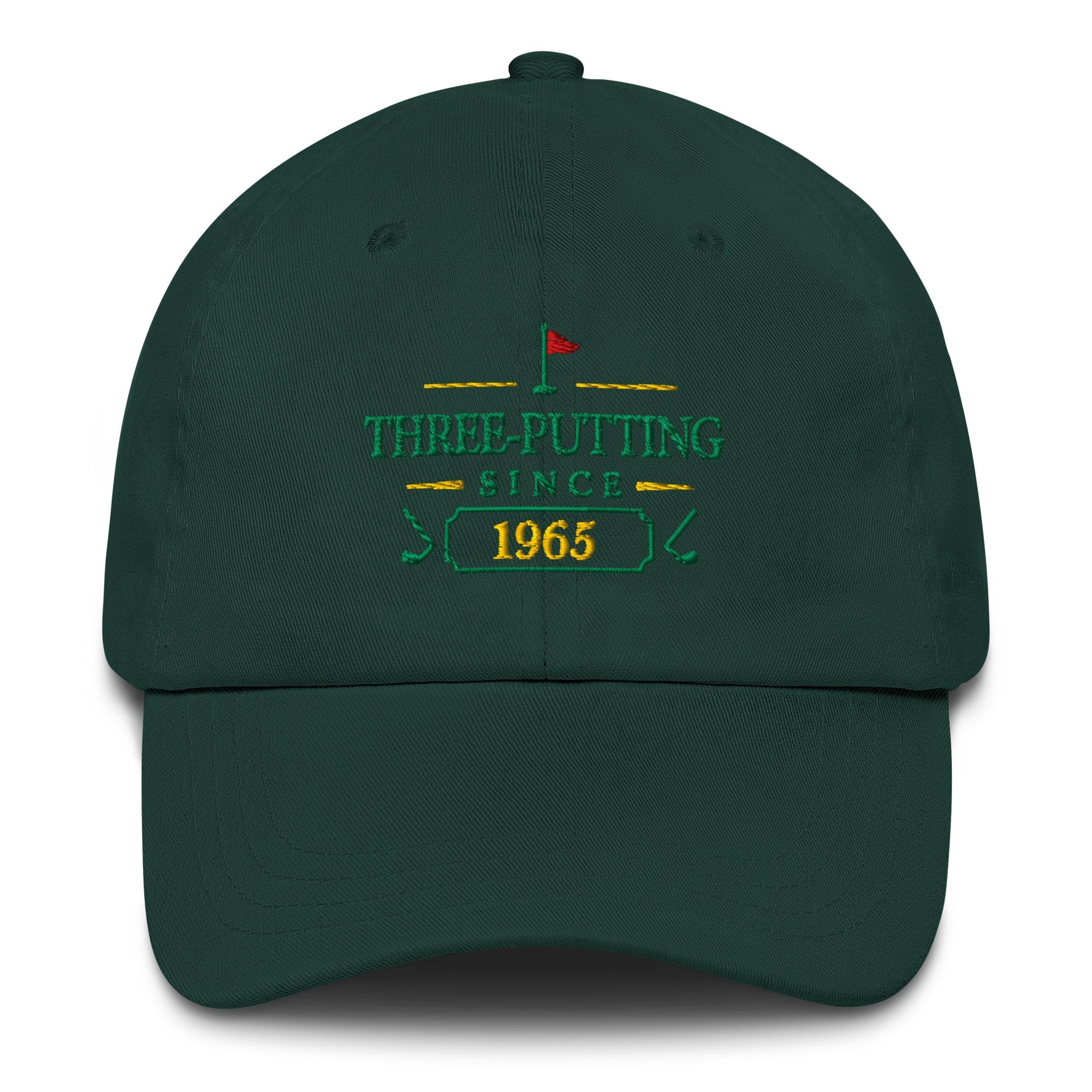 Three-Putting Since "Year" - Custom Dad hat