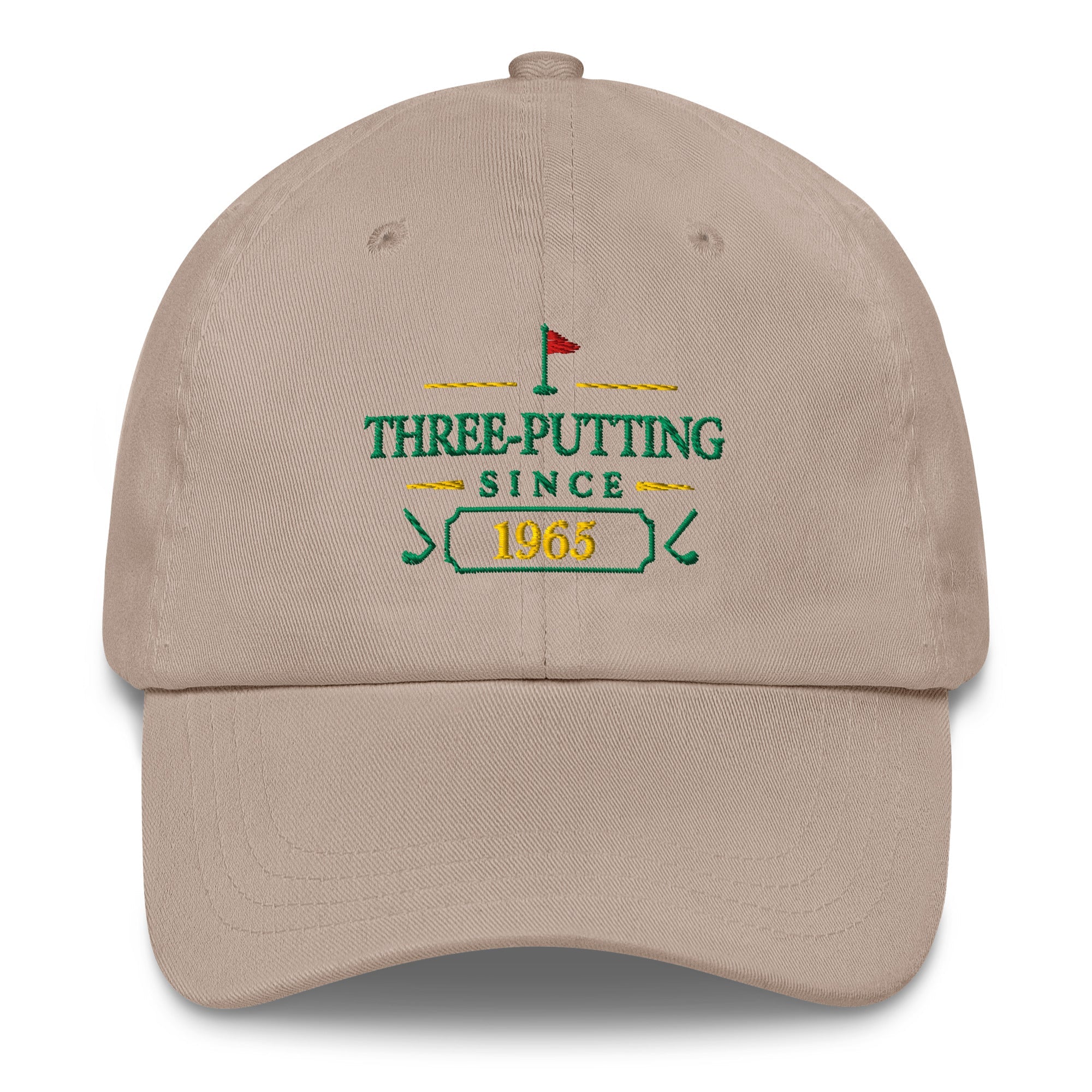 Three-Putting Since "Year" - Custom Dad hat