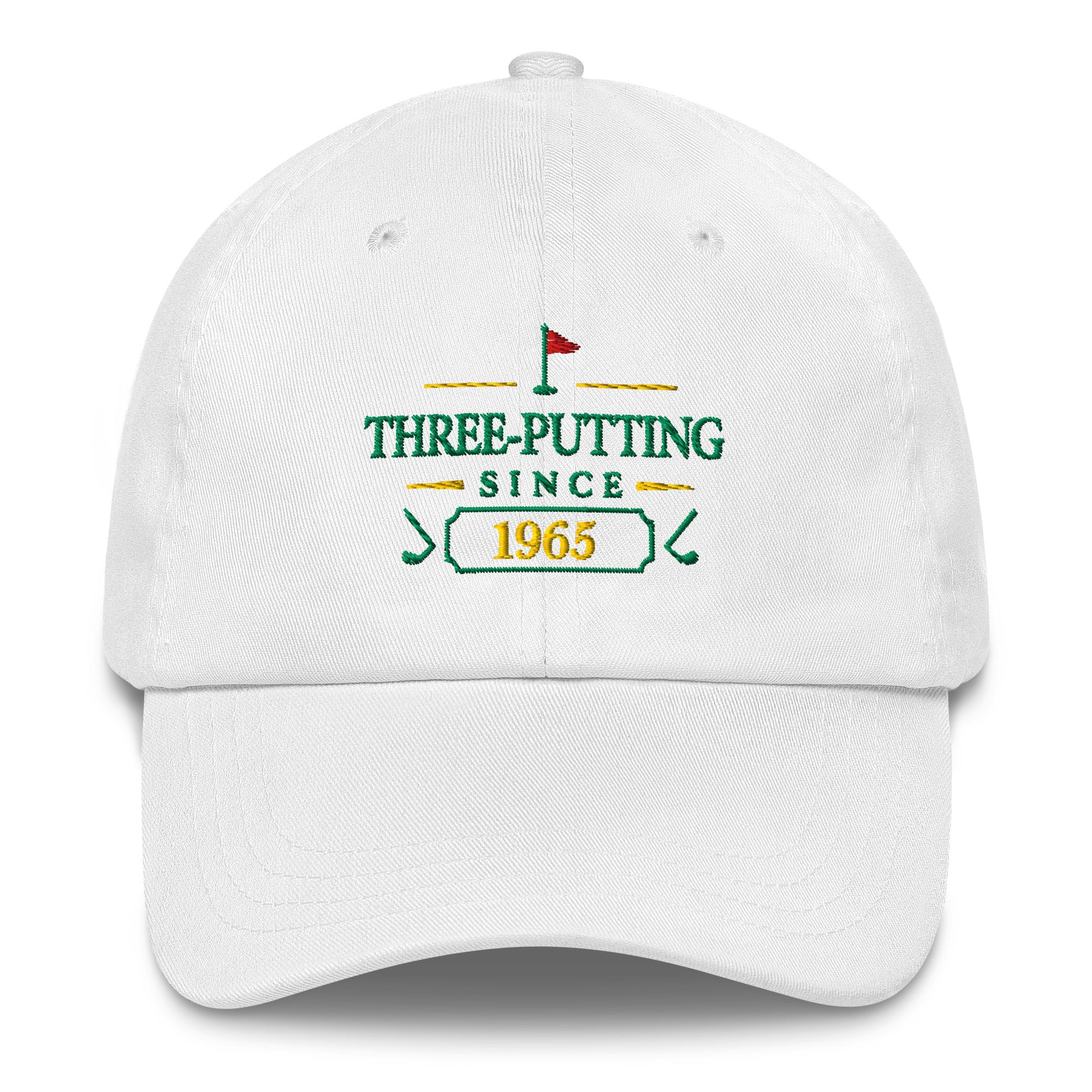 Three-Putting Since "Year" - Custom Dad hat